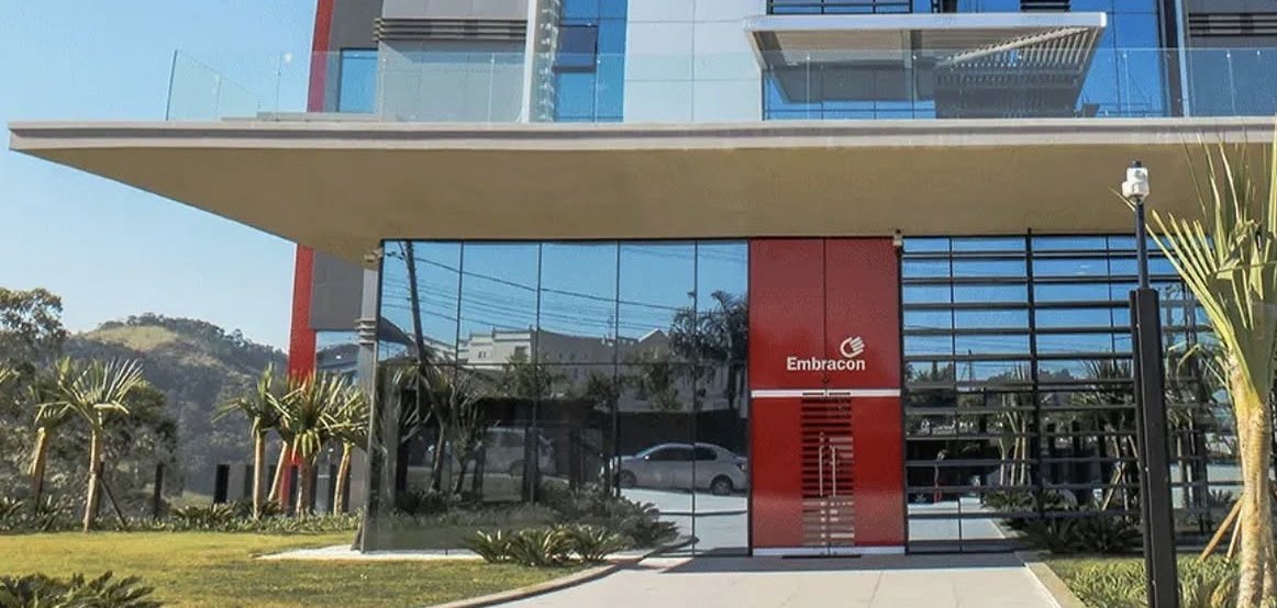 Fachada da sede da Embracon